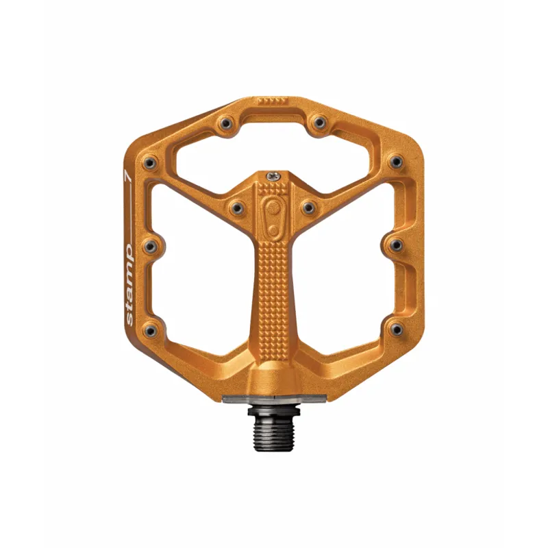 Crankbrothers Stamp 7 Flat Pedals in Orange